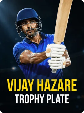 Vijay Hazare Trophy Plate 2026